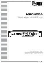 Pro Audio MPC400A User Manual preview