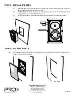 Предварительный просмотр 4 страницы Pro Audio SCRS-5iw Installation Manual