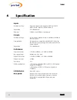 Preview for 6 page of pro bel ICO-3404-2000 Technical Manual