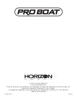 Preview for 16 page of Pro Boat HyperSport 48 Owner'S Manual