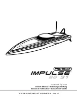 Preview for 1 page of Pro Boat Impulse 26 Owner'S Manual