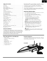 Preview for 3 page of Pro Boat Impulse 26 Owner'S Manual