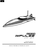 Preview for 20 page of Pro Boat Impulse 26 Owner'S Manual