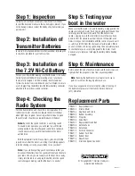 Preview for 2 page of Pro Boat SunDancer Instruction Manual