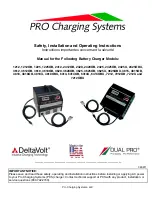 Preview for 1 page of Pro Charging Systems 1212 Safety, Installation And Operating Instructions