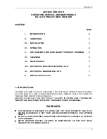 Предварительный просмотр 2 страницы Pro-Cut KG-12-FS Instructions For Operation, Service And Maintenance