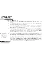 Preview for 24 page of Pro-Cut VBG640 Technical Manual