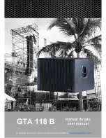 Pro DG Systems GTA 18 B User Manual preview