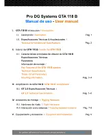 Preview for 4 page of Pro DG Systems GTA 18 B User Manual