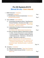 Предварительный просмотр 4 страницы Pro DG Systems M 212 User Manual