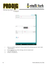 Предварительный просмотр 8 страницы Pro-dig Intelli-Tork H200 Instruction Manual