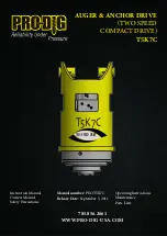 Pro-dig T5K7C Instruction Manual preview