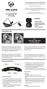 Pro Ears The Stealth 28 HTBT User Manual preview