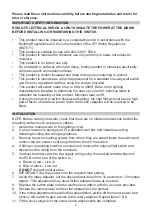 Preview for 2 page of Pro-Elec PEL00586 Instructions