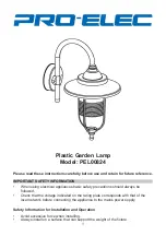 Предварительный просмотр 1 страницы Pro-Elec PEL00824 Quick Manual