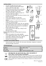 Preview for 2 page of Pro-Elec PEL00826 Instructions