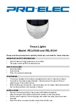 Pro-Elec PEL01340 Instructions preview
