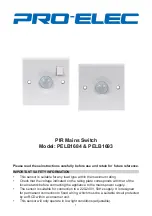 Pro-Elec PELB1684 Instructions preview