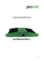 Preview for 17 page of pro-emit Sunflow Operating Manual