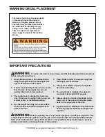 Preview for 2 page of Pro-Fab Industries C650 PFTL1354B0 User Manual