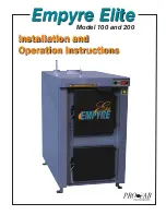 Pro-Fab Industries Empyre Elite 100 Installation And Operation Instructions Manual preview