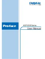 Preview for 1 page of Pro-face AGP-3300 Series User Manual