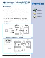 Предварительный просмотр 2 страницы Pro-face AGP3000 Quick Start Manual