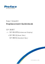 Pro-face AGP3600-T1-AF Replacement  Manualbook preview