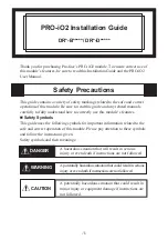 Preview for 1 page of Pro-face DR2-B121BD Installation Manual