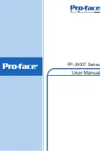 Preview for 1 page of Pro-face FP3900-T41 User Manual