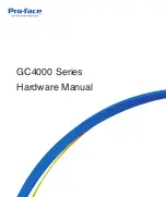 Предварительный просмотр 1 страницы Pro-face GC-4400 Series Hardware Manual