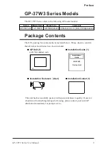 Preview for 10 page of Pro-face GP-37W3 Series User Manual