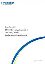 Pro-face GP-4100 series Replacement  Manualbook предпросмотр