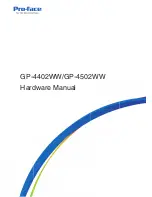 Pro-face GP-4402WW Hardware Manual preview