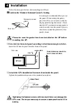 Preview for 6 page of Pro-face GP377R-TC11-24V Installation Manual