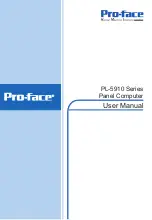 Preview for 1 page of Pro-face PL-5910 Series User Manual