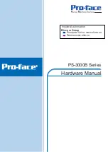 Pro-face PS-3000B Series Hardware Manual preview