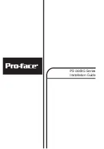 Pro-face PS-3600G Series Installation Manual preview