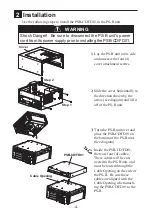 Preview for 4 page of Pro-face PSB-CD/FD01 Installation Manual