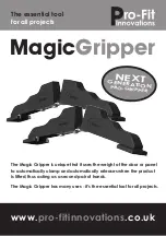 Pro-Fit Innovations Magic Gripper Quick Start Manual preview