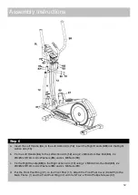 Предварительный просмотр 13 страницы Pro Fitness 869/3653 Assembly & User Instructions