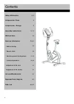 Preview for 2 page of Pro Fitness 888/3559 Assembly & User'S Instruction