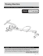 Pro Fitness 925/0332D Assembly & User Instructions preview