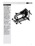 Preview for 7 page of Pro Fitness Air Cross Trainer Assembly & User Instructions