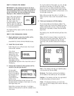 Предварительный просмотр 15 страницы Pro-Form 1050 E User Manual