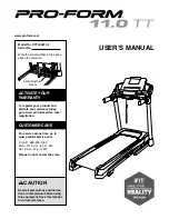 Preview for 1 page of Pro-Form 11.0 TT User Manual