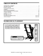 Preview for 2 page of Pro-Form 11.0 TT User Manual