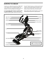 Предварительный просмотр 6 страницы Pro-Form 1110 E Elliptical Manual