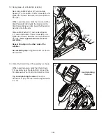 Предварительный просмотр 14 страницы Pro-Form 1110 E Elliptical Manual