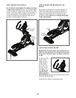 Предварительный просмотр 20 страницы Pro-Form 1110 E Elliptical Manual